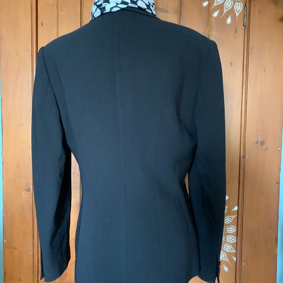Black wool Viyella jacket/blazer. BNWT. - Picture 3 of 6